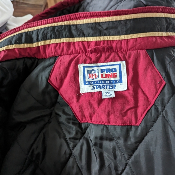 NFL PRO LINE AUTHENTIC by STARTER SAN FRANCISCO 49 JACKET Adult SIZE XXL VINTAGE - Picture 13 of 16